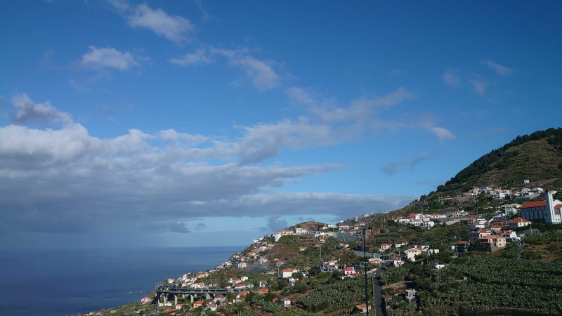 Okolice Funchal - zbocze i domy
