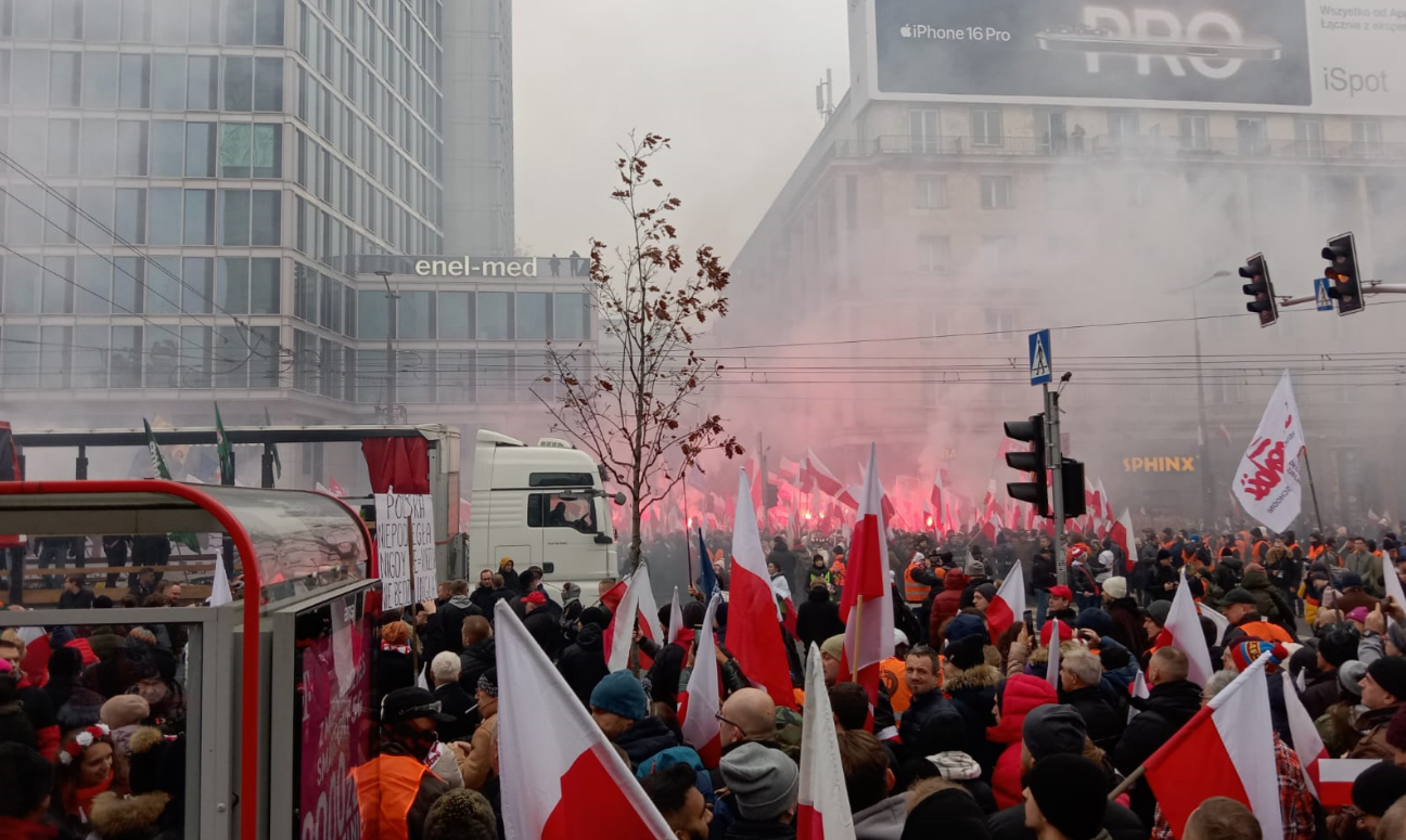 Przebieg Marszu Niepodległości 2024