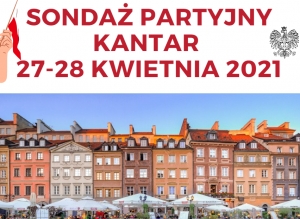 SondaÅ¼ partyjny Kantar 27-28 kwietnia 2021