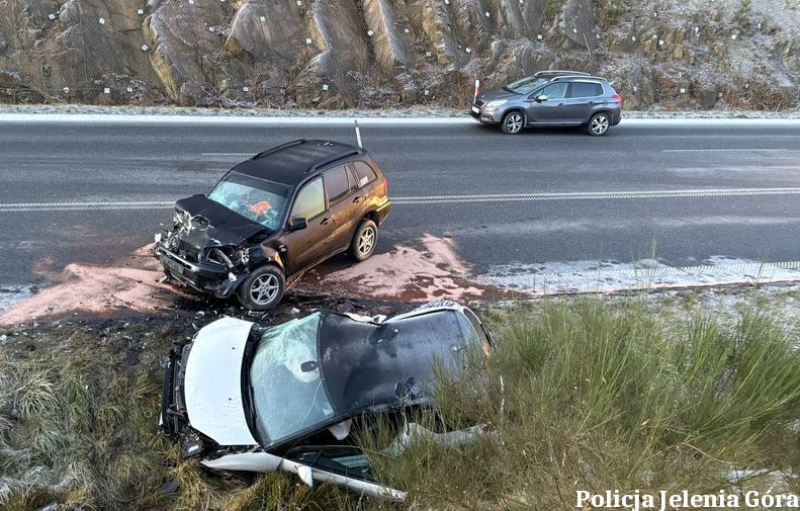 Tragiczny wypadek na DK5 w Jeleniej Górze