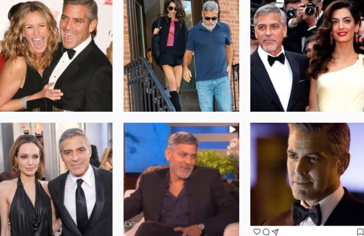 George Clooney instagram