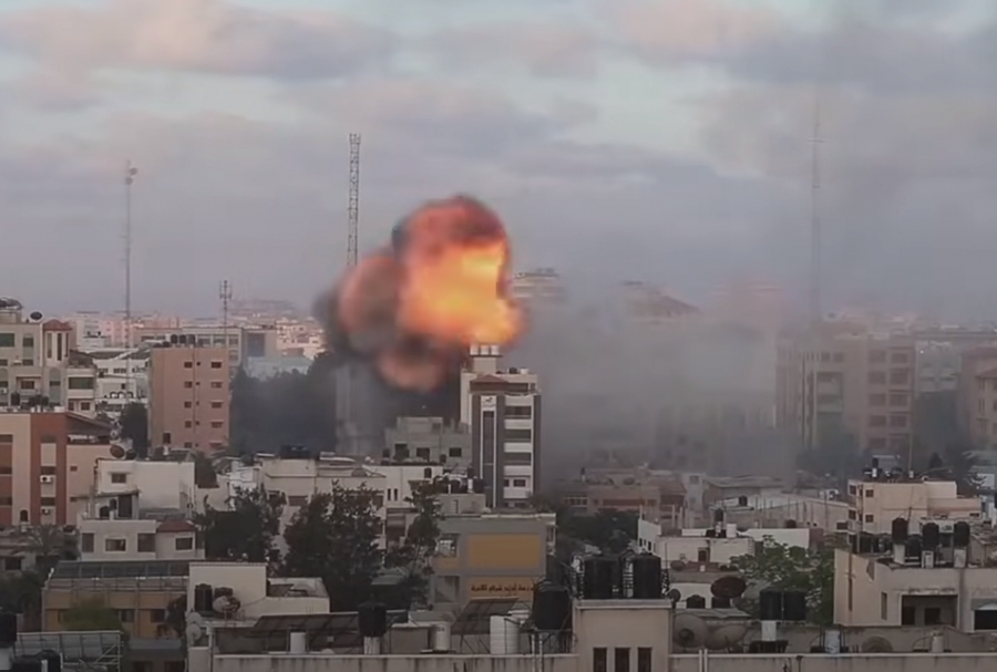 Bombardowania w Strefie Gazy