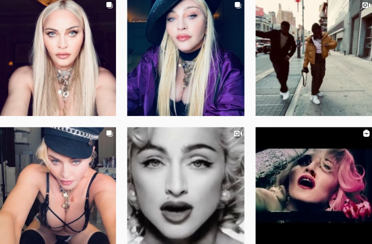 Madonna pozuje w bieliÅºnie - instagram