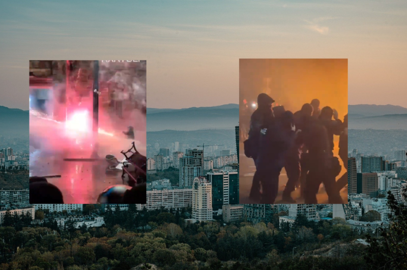 Protesty w Tbilisi przeciw prorosyjskiemu rządowi