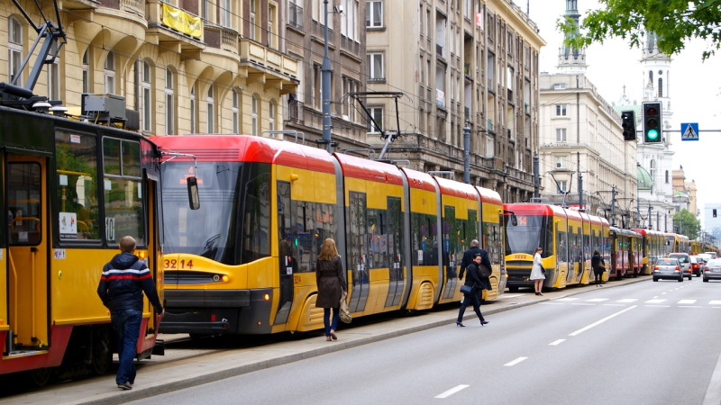 kobieta potrącona przez tramwaj