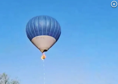 Pożar balonu w Meksyku